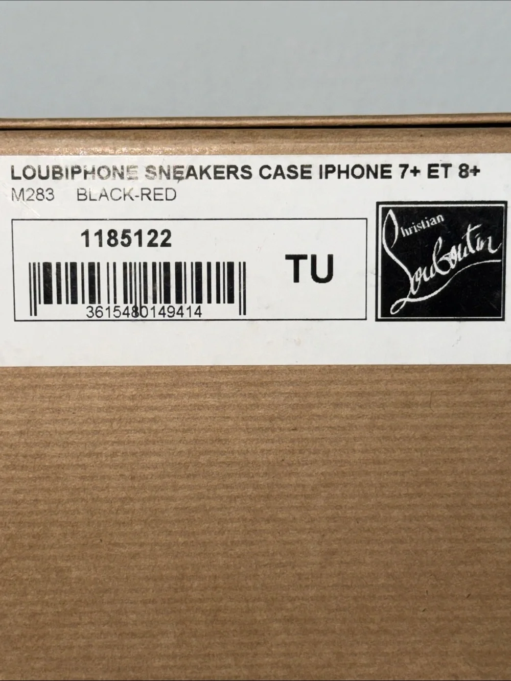Christian Louboutin Black Studded Leather iPhone Case + Navy Leather Apple Case